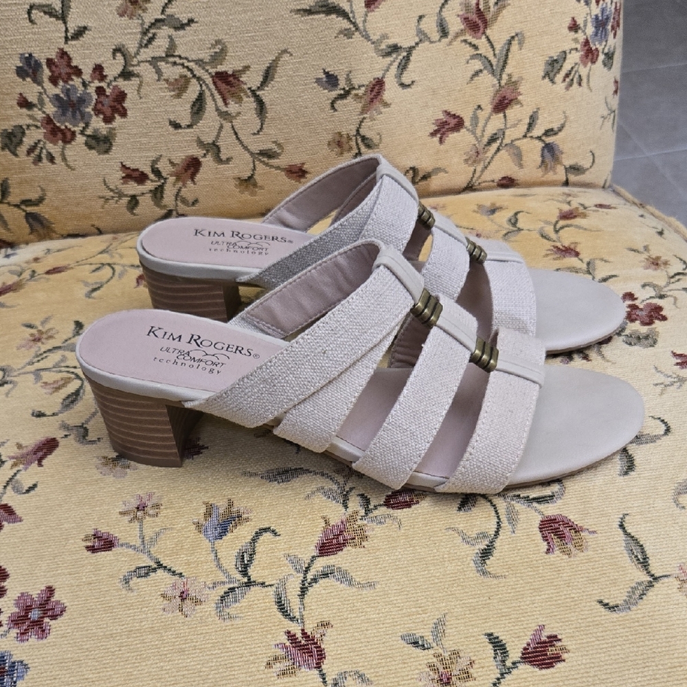 Kim Rogers Women's Tan Heeled Sandals